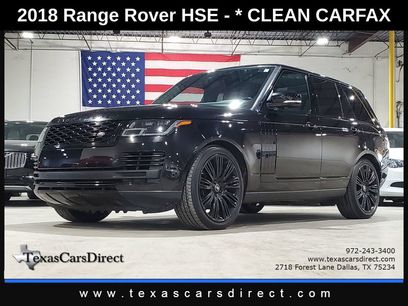 Used 2018 Land Rover Range Rover HSE