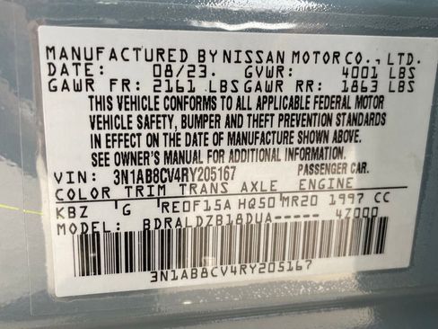 Used 2024 Nissan Sentra SV FWD image 28