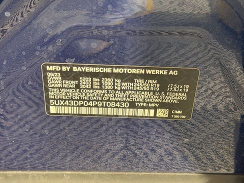 Certified 2023 BMW X3 sDrive30i w/ Premium Package image 22