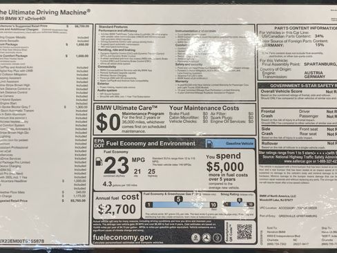 Certified 2026 BMW X7 xDrive40i w/ Premium Package AWD/4WD image 31