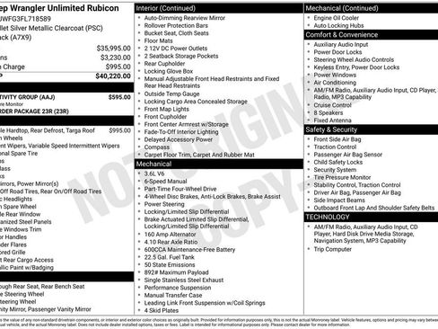 Used 2015 Jeep Wrangler Unlimited Rubicon w/ Connectivity Group image 3