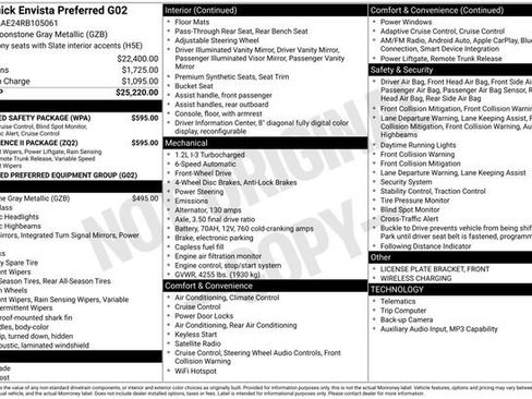 Certified 2024 Buick Envista Preferred w/ Convenience II Package image 35