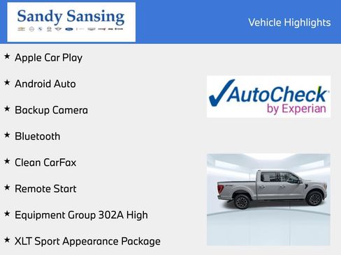 Used 2023 Ford F150 XLT w/ Equipment Group 302A High AWD/4WD image 7