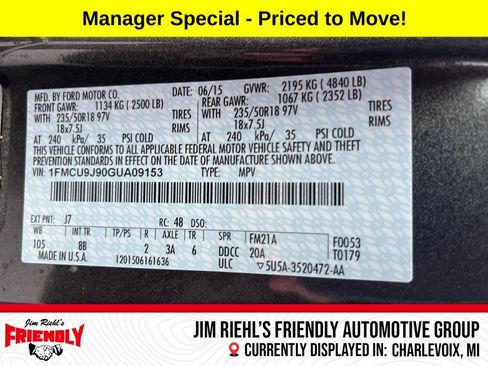 Used 2016 Ford Escape Titanium image 29