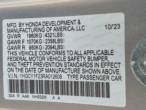 Used 2024 Honda Accord LX image 31