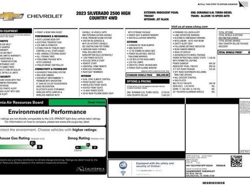 Used 2023 Chevrolet Silverado 2500 High Country w/ Z71 Off-Road Package image 55