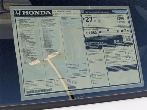 New 2026 Honda HR-V Sport image 17