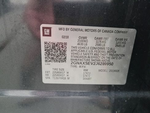 Used 2018 Chevrolet Equinox LT AWD/4WD image 33