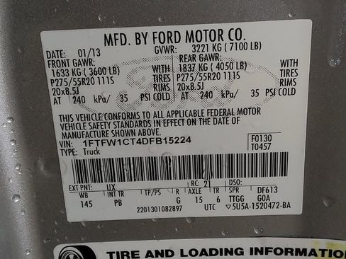 Used 2013 Ford F150 Platinum RWD image 33