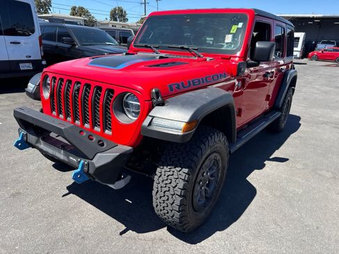 Used 2021 Jeep Wrangler Unlimited Rubicon 4xe w/ Cold Weather Group AWD/4WD image 1