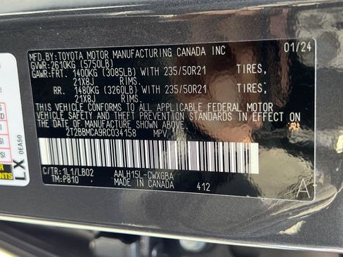 Certified 2024 Lexus RX 350 w/ Convenience Package AWD/4WD image 34