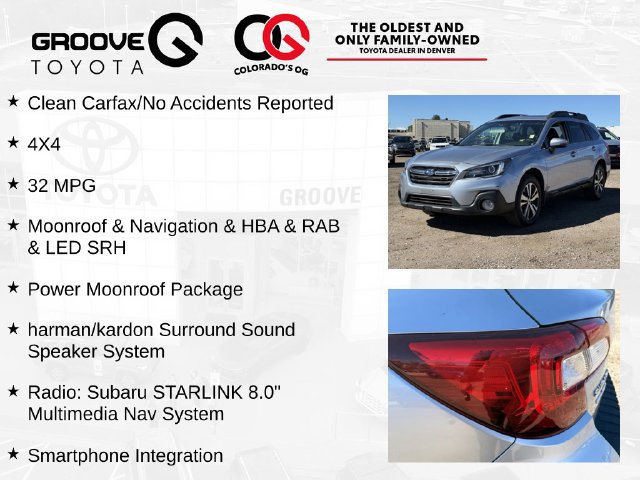 Used 2019 Subaru Outback 2.5i Limited w/ Popular Package #2 AWD/4WD image 4