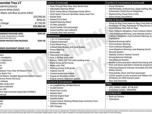 New 2026 Chevrolet Trax LT w/ LT Convenience Package FWD image 4