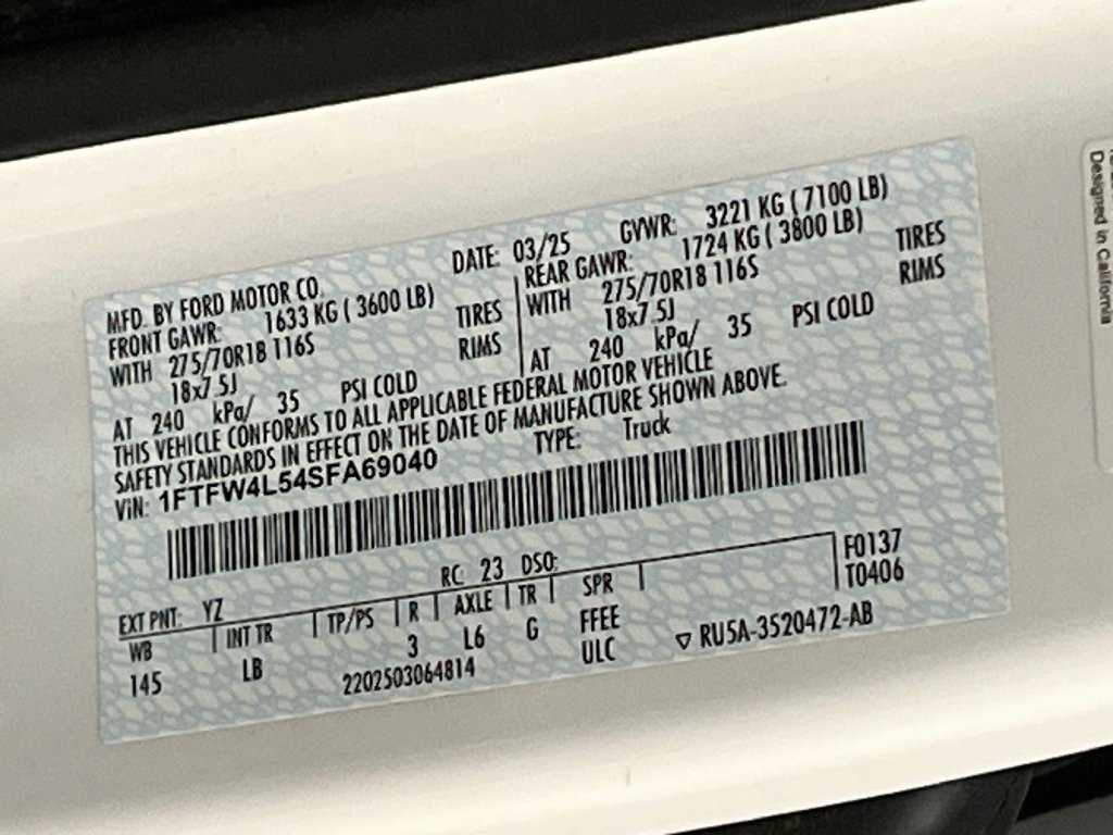 Used 2025 Ford F150 Tremor AWD/4WD image 32
