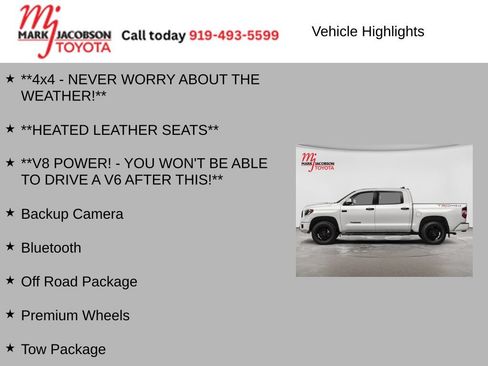 Used 2019 Toyota Tundra TRD Pro AWD/4WD image 5