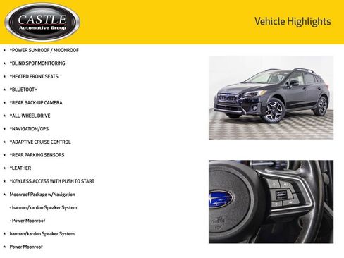 Used 2019 Subaru Crosstrek 2.0i Limited w/ Moonroof Package w/Navigation image 3
