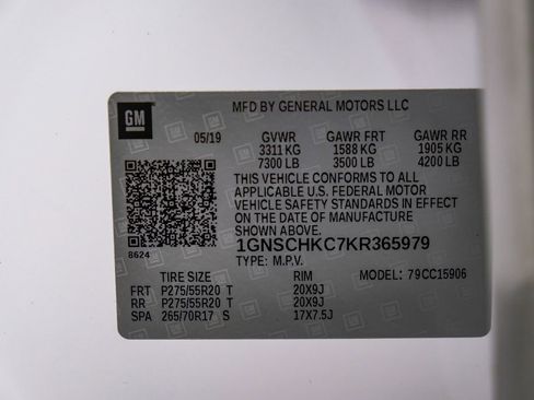 Used 2019 Chevrolet Suburban LT w/ Texas Edition Package image 59