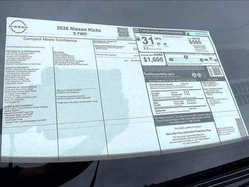 New 2026 Nissan Kicks S FWD image 20
