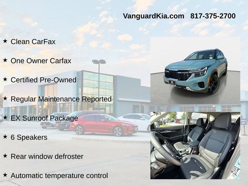 Certified 2026 Kia Seltos EX w/ EX Sunroof Package FWD image 6