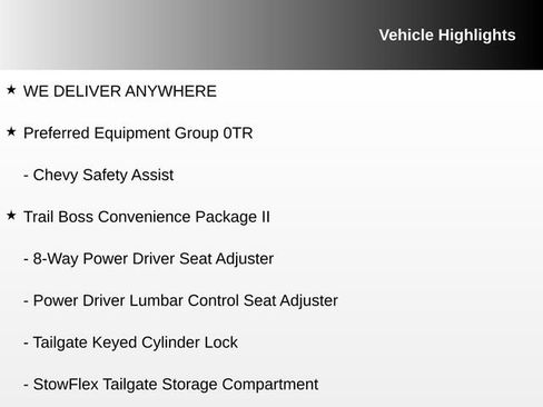 Used 2024 Chevrolet Colorado Trail Boss AWD/4WD image 9