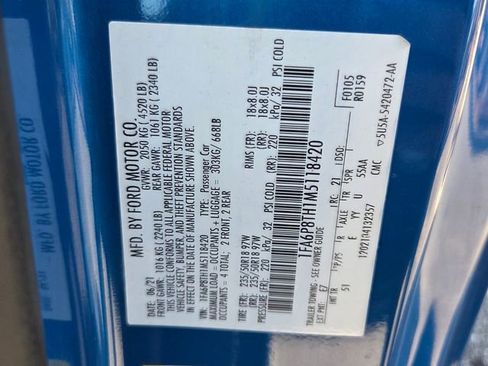 Used 2021 Ford Mustang Premium w/ Equipment Group 201A image 16