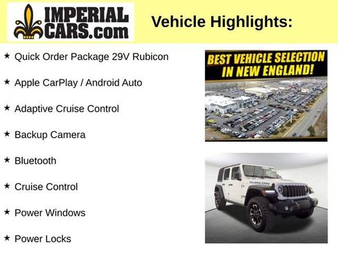 Used 2024 Jeep Wrangler Unlimited Rubicon 4xe AWD/4WD image 3