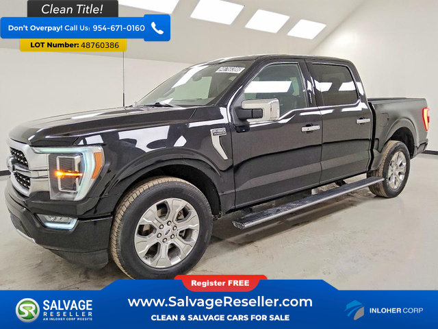 Used 2021 Ford F150 Platinum RWD image 1