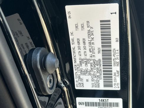 New 2026 Toyota Tundra 1794 Edition AWD/4WD image 26