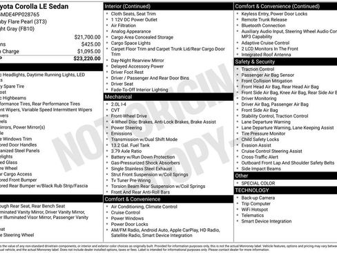 Used 2023 Toyota Corolla LE image 3