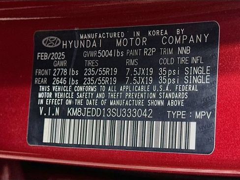 Used 2025 Hyundai Tucson Limited AWD/4WD image 28