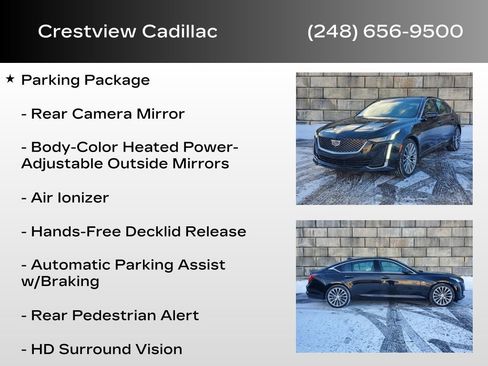 Certified 2022 Cadillac CT5 Premium Luxury w/ Parking Package image 36