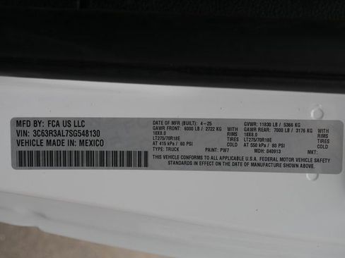 Used 2025 RAM 3500 Tradesman w/ Safety Group image 20