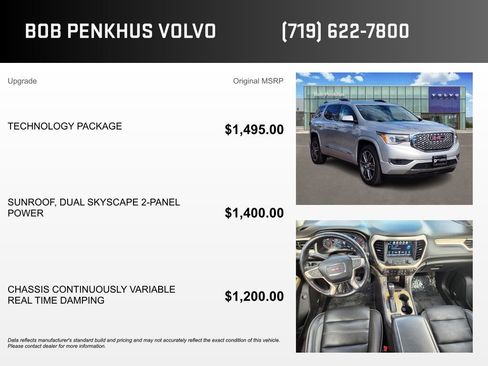 Used 2019 GMC Acadia Denali w/ Technology Package image 3