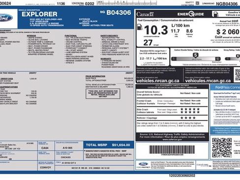 Used 2022 Ford Explorer XLT AWD/4WD image 35