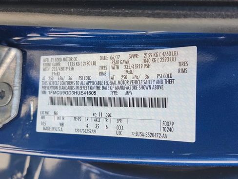 Certified 2017 Ford Escape SE w/ SE Sport Appearance Package AWD/4WD image 33
