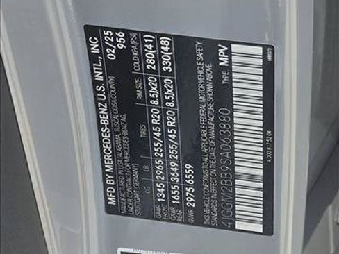 Certified 2025 Mercedes-Benz EQE 350+ SUV w/ Driver Assistance Package image 24