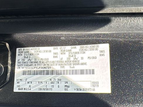 Used 2018 Ford F150 XL w/ Equipment Group 101A Mid RWD image 14
