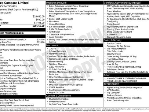 Used 2020 Jeep Compass Limited FWD image 10