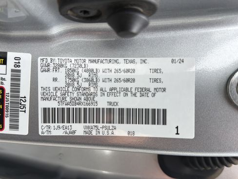 Used 2024 Toyota Tundra Limited w/ TRD Off-Road Package AWD/4WD image 37