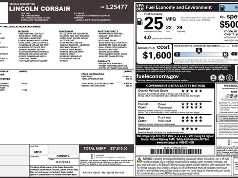Used 2020 Lincoln Corsair FWD image 5