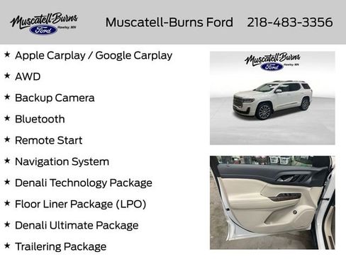 Used 2021 GMC Acadia Denali w/ Denali Ultimate Package image 7