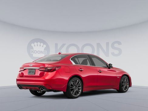 Used 2018 INFINITI Q50 Red Sport 400 image 4