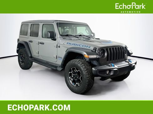 Used 2022 Jeep Wrangler Unlimited Rubicon 4xe w/ Cold Weather Group AWD/4WD image 1