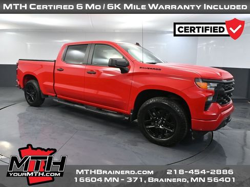 Used 2023 Chevrolet Silverado 1500 Custom w/ LPO, Dark Essentials Package image 1