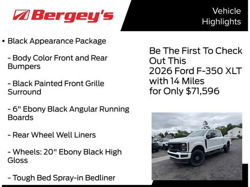 New 2026 Ford F350 XLT w/ XLT Premium Package AWD/4WD image 5