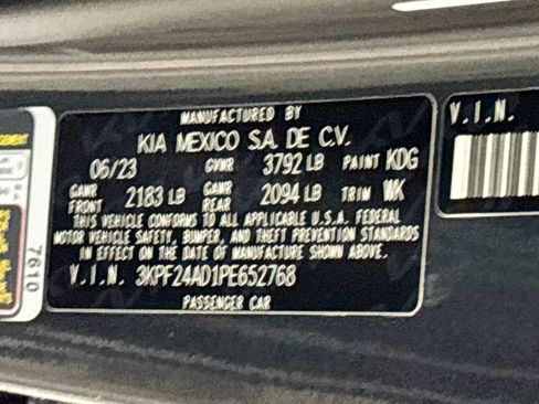 Certified 2023 Kia Forte LXS FWD image 25