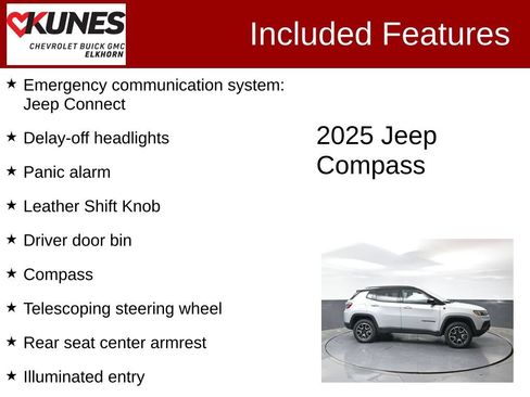 Used 2025 Jeep Compass Trailhawk AWD/4WD image 3