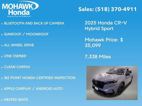 Certified 2025 Honda CR-V Sport image 8