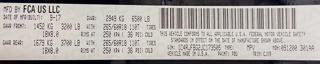 Used 2018 Jeep Grand Cherokee Limited AWD/4WD image 63
