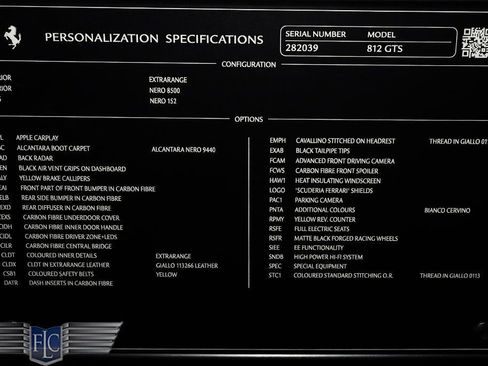 Used 2022 Ferrari 812 GTS image 40